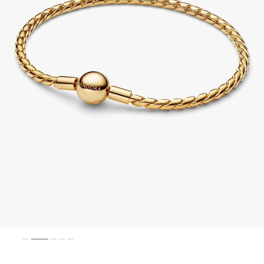 Pandora Braided Gold Bracelet